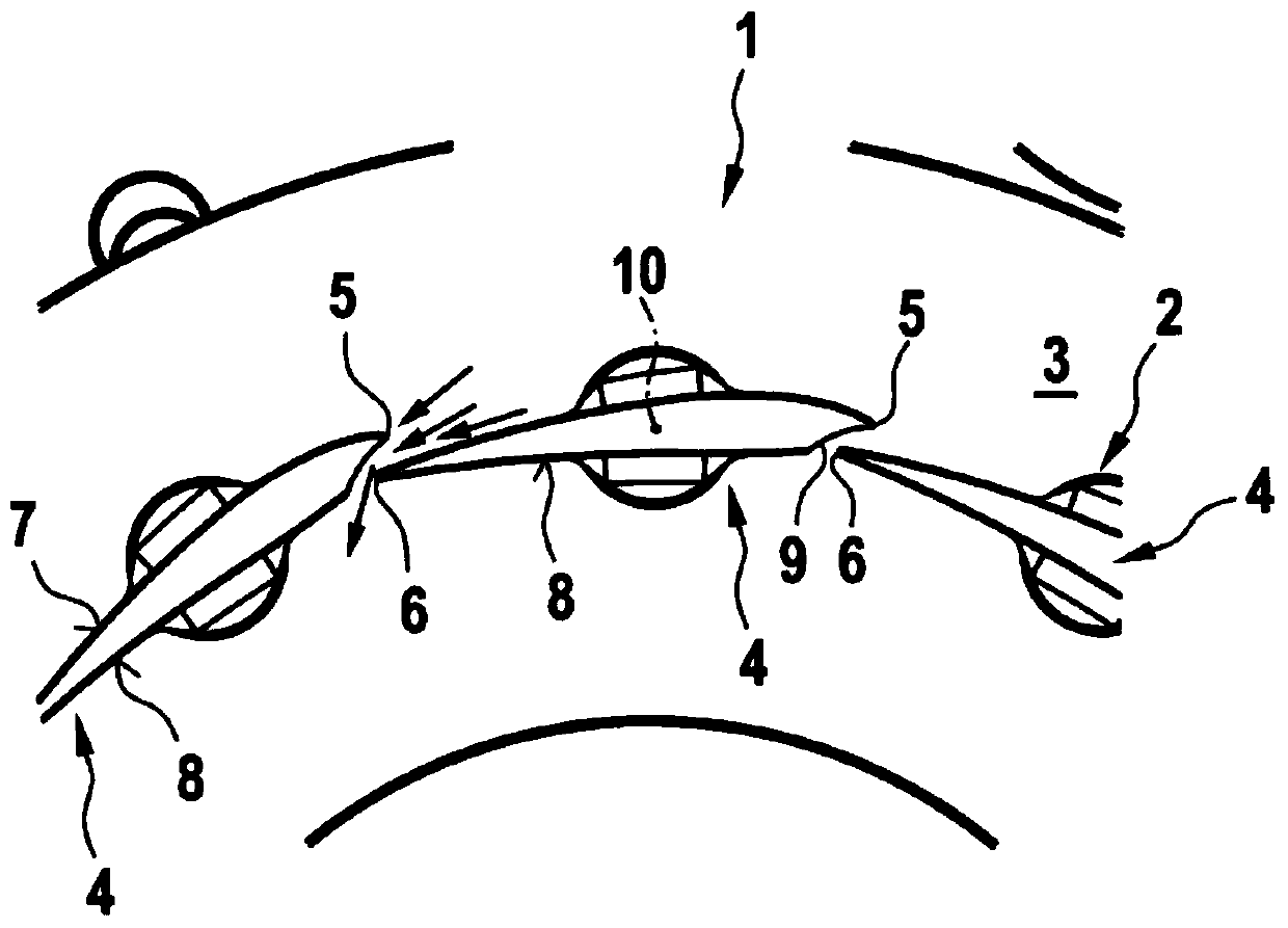 Supercharger device with variable geometry turbine