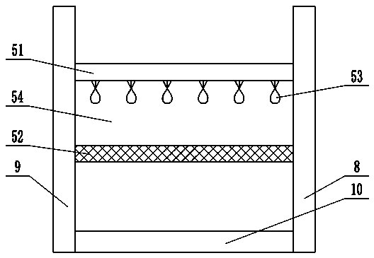 Double-rough-yarn dyeing device