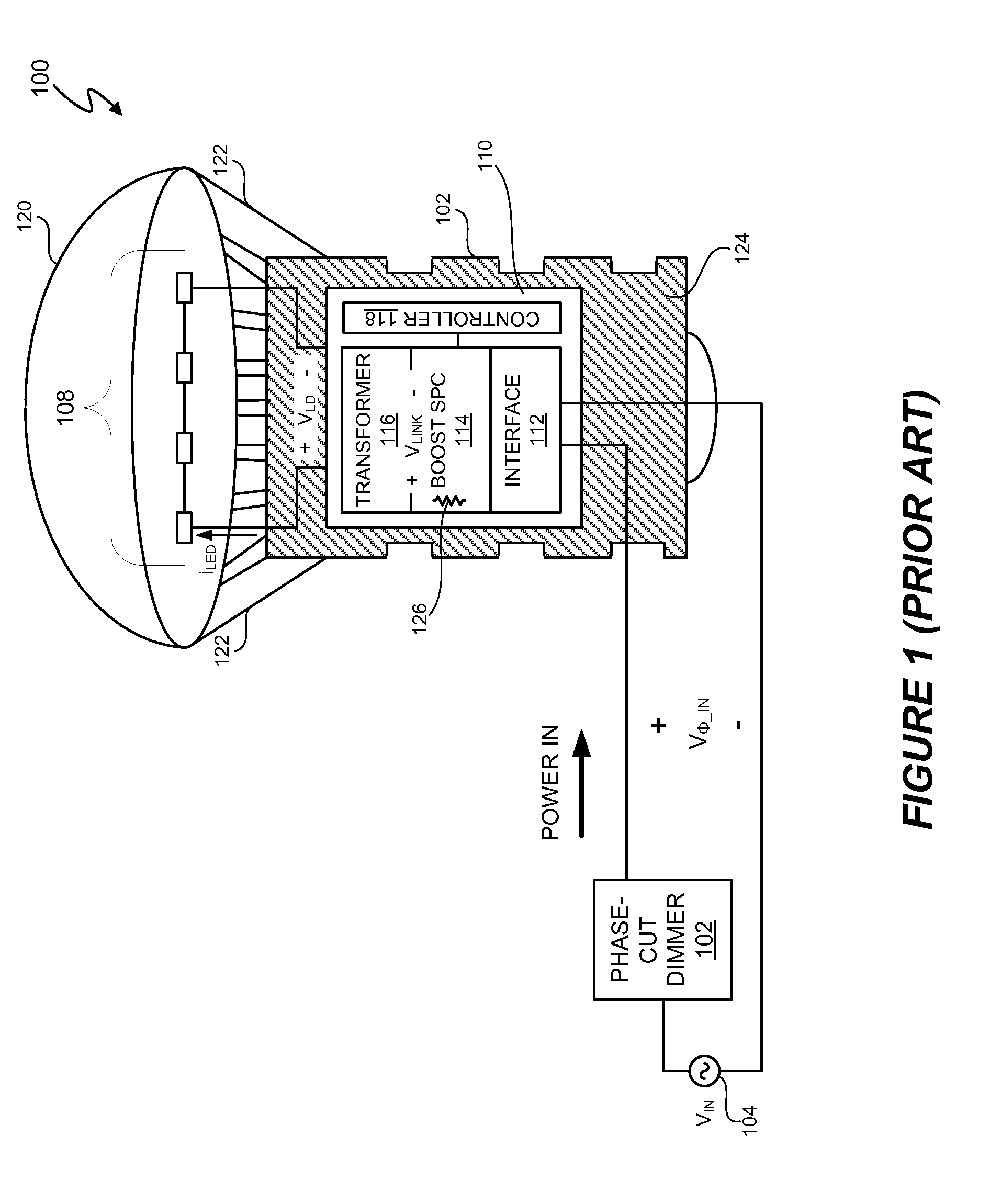 Thermal Management In A Lighting System Using Multiple, Controlled Power Dissipation Circuits