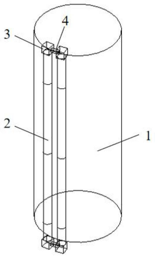 Test method for measuring active and passive hoop forces in frp - confined concrete columns using piezoelectric membranes