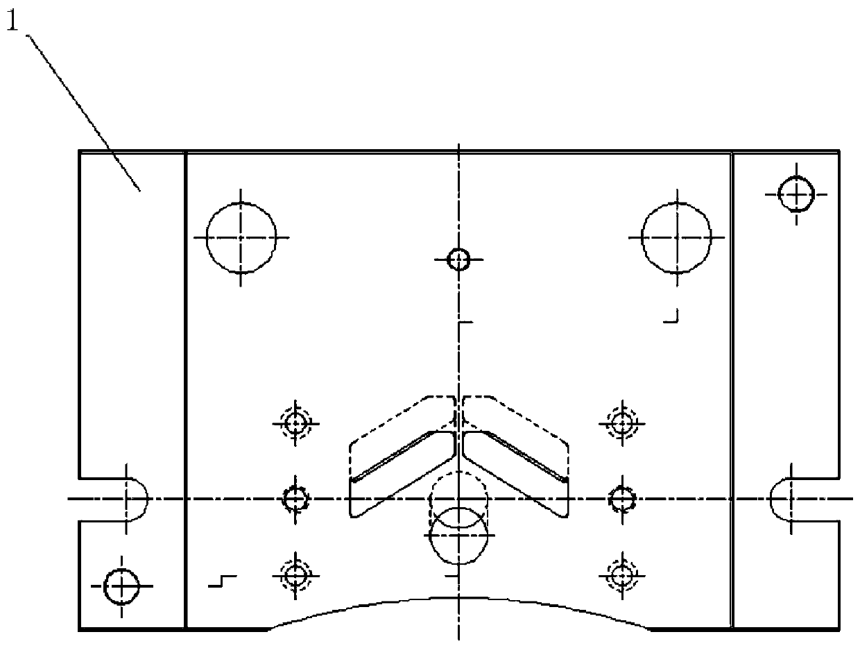 Permanent magnet synchronous variable frequency motor rotor punching tool