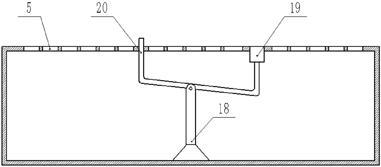 Auto spare part automatic turnover sand blast apparatus