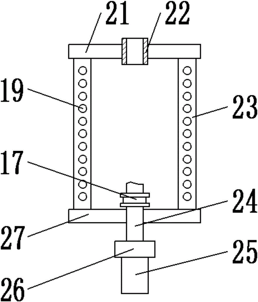 Vertical stirring and mixing equipment with bidirectional stirring devices