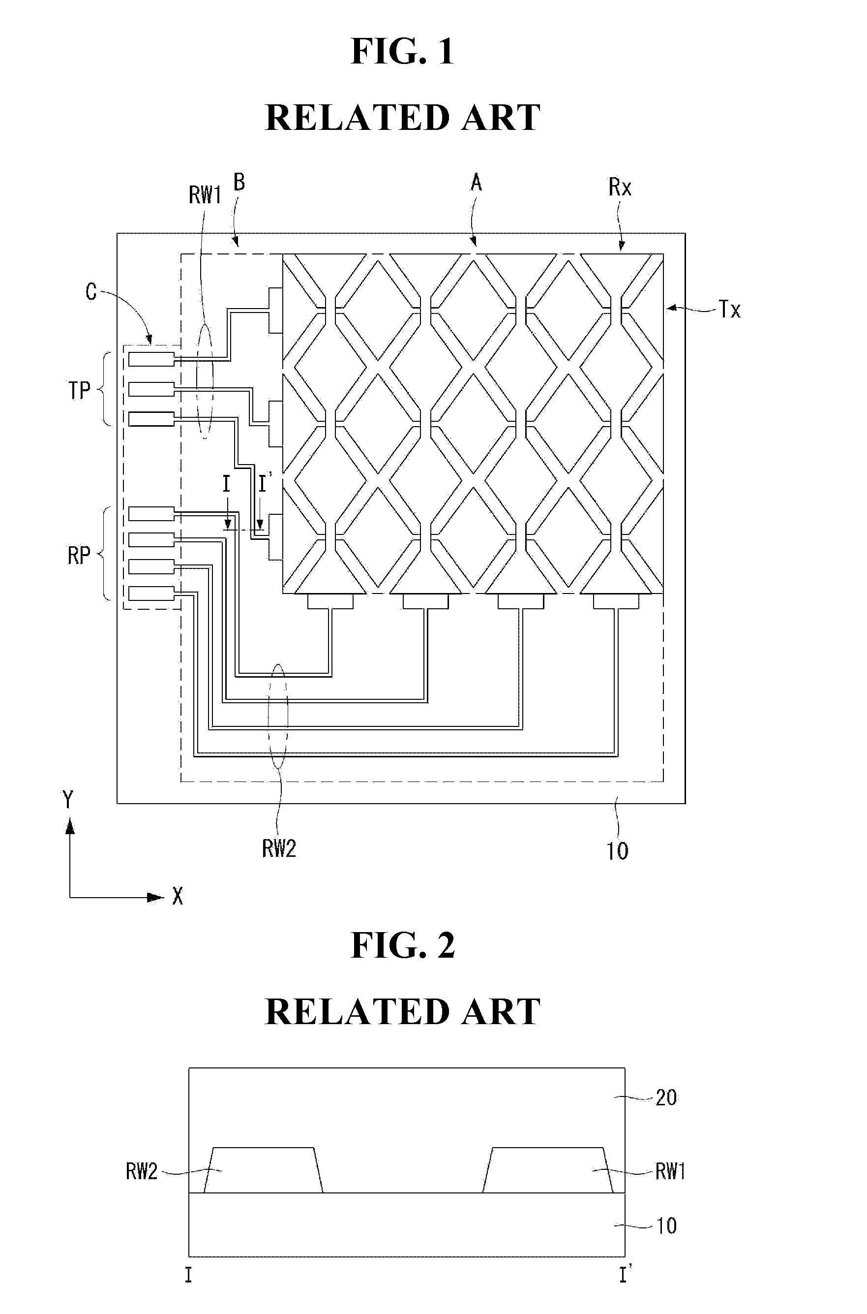 Touch screen panel for display device