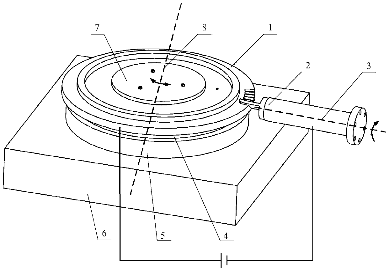 Non-uniform-speed double-rotation variable-machining-blade cathode blisk electrolytic machining method