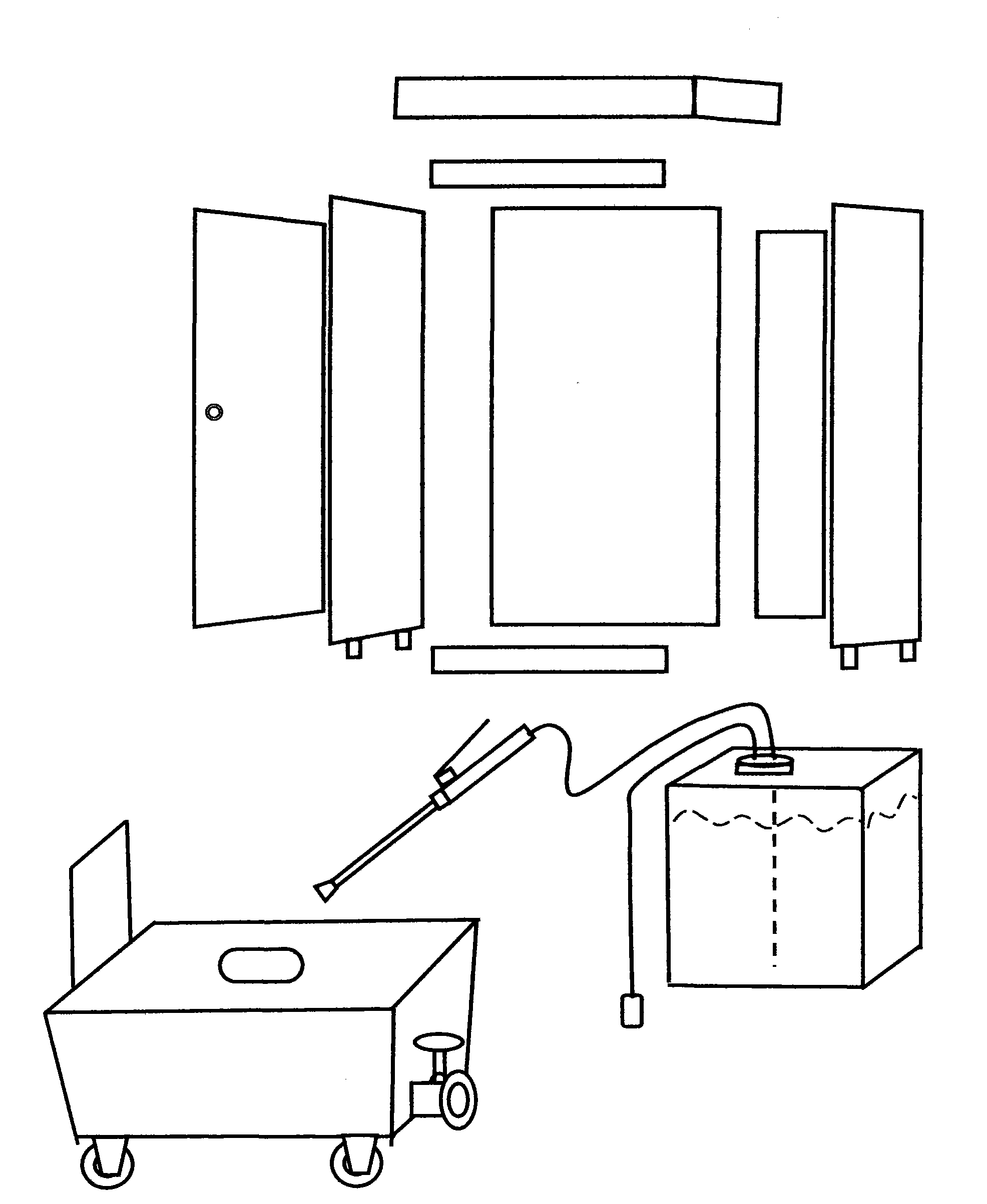 Modularization mobile toilet