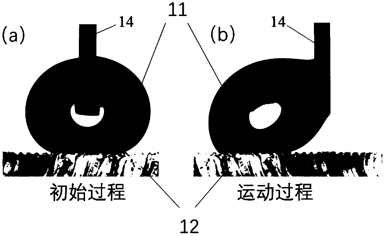 Device for measuring friction of liquid drop on solid surface