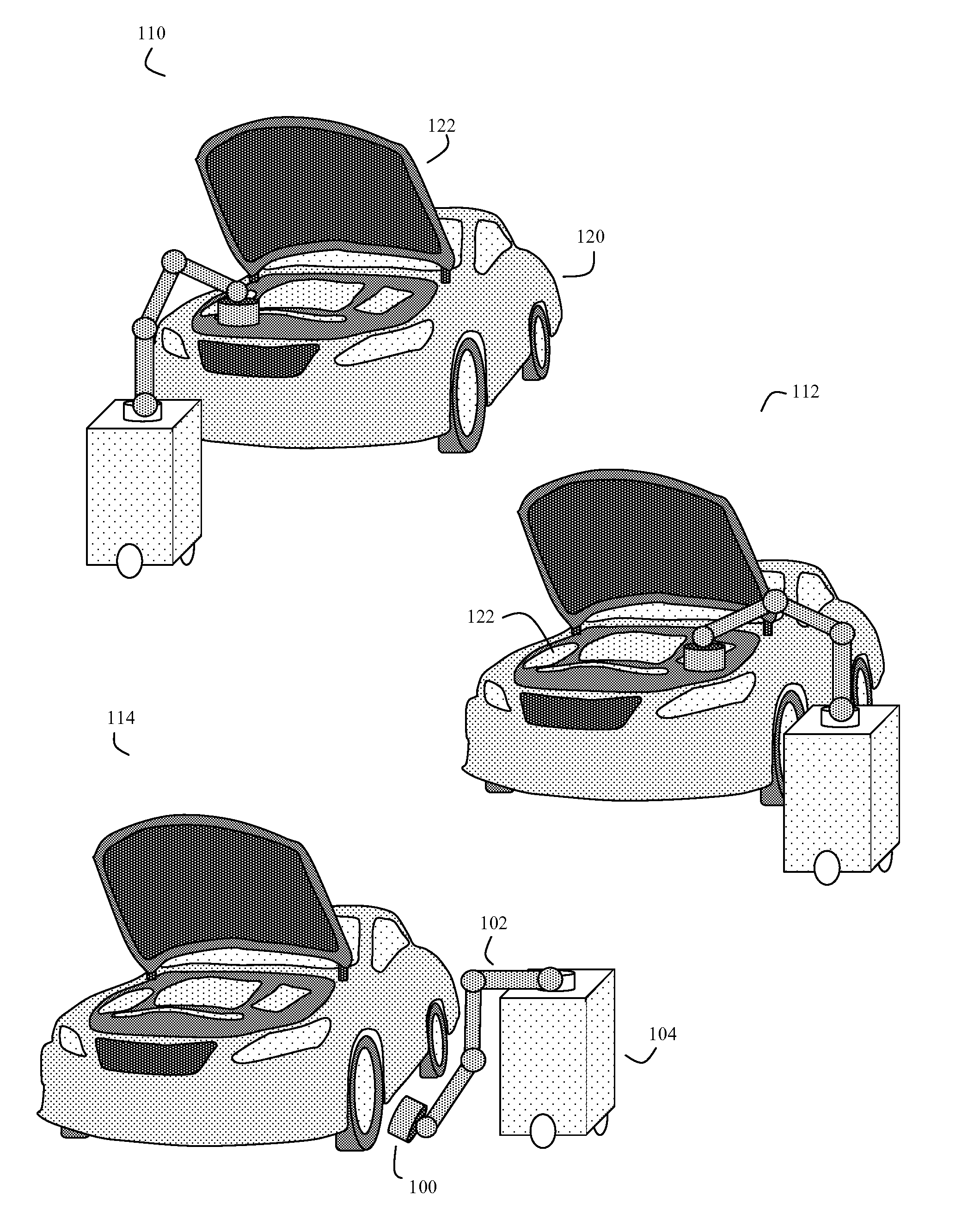 System and method of automated 3D scanning for vehicle  maintenance