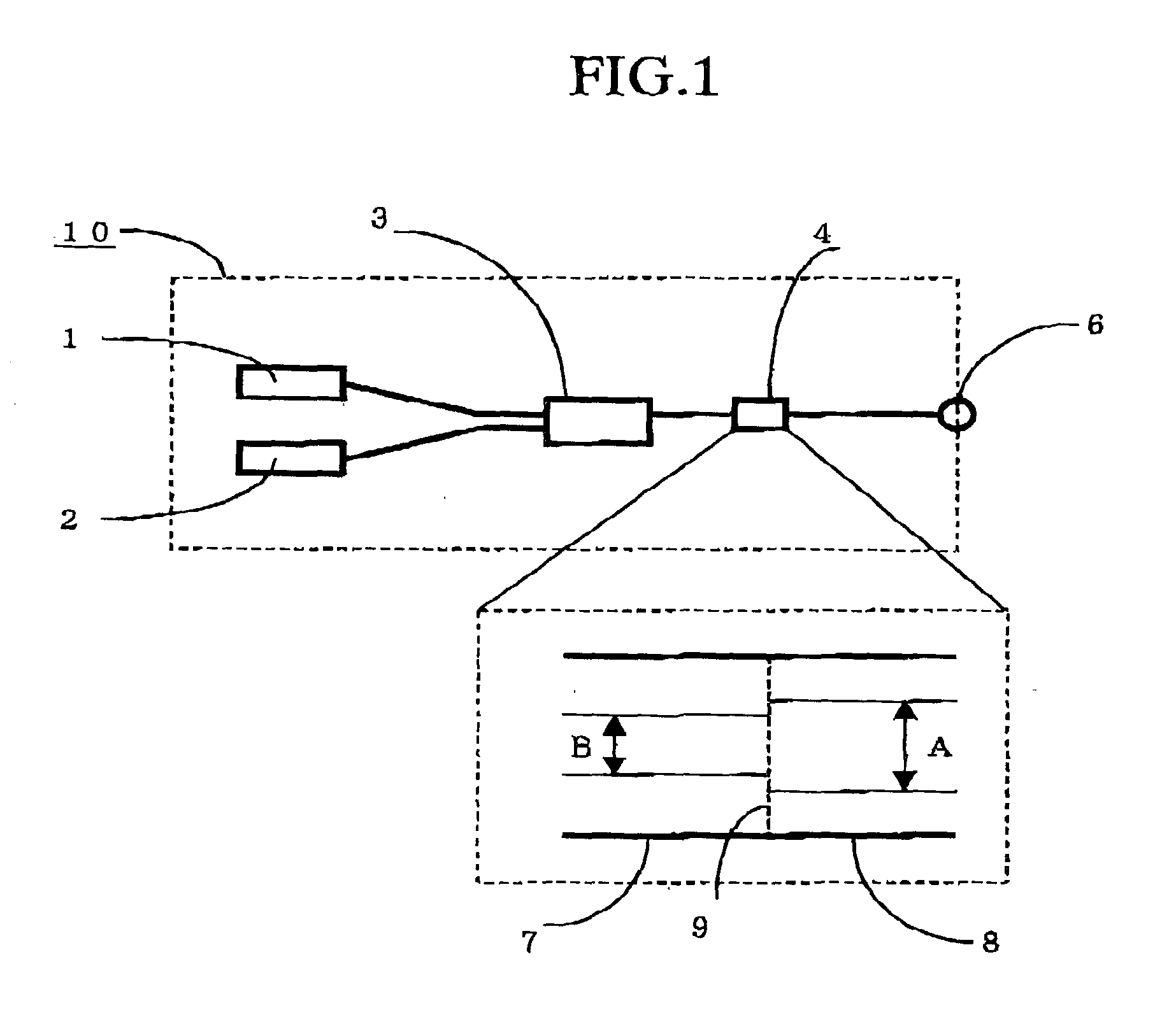 Mode sensitive filter and optical transmitter/receiver