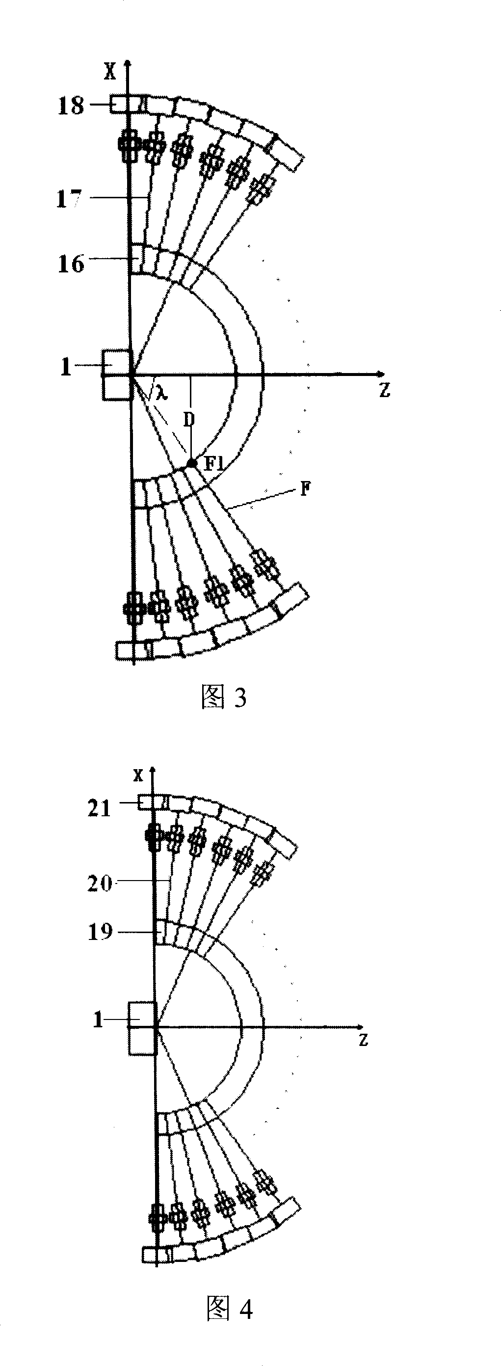 Method and its device for detecting high energy semiconductor laser divergence angle