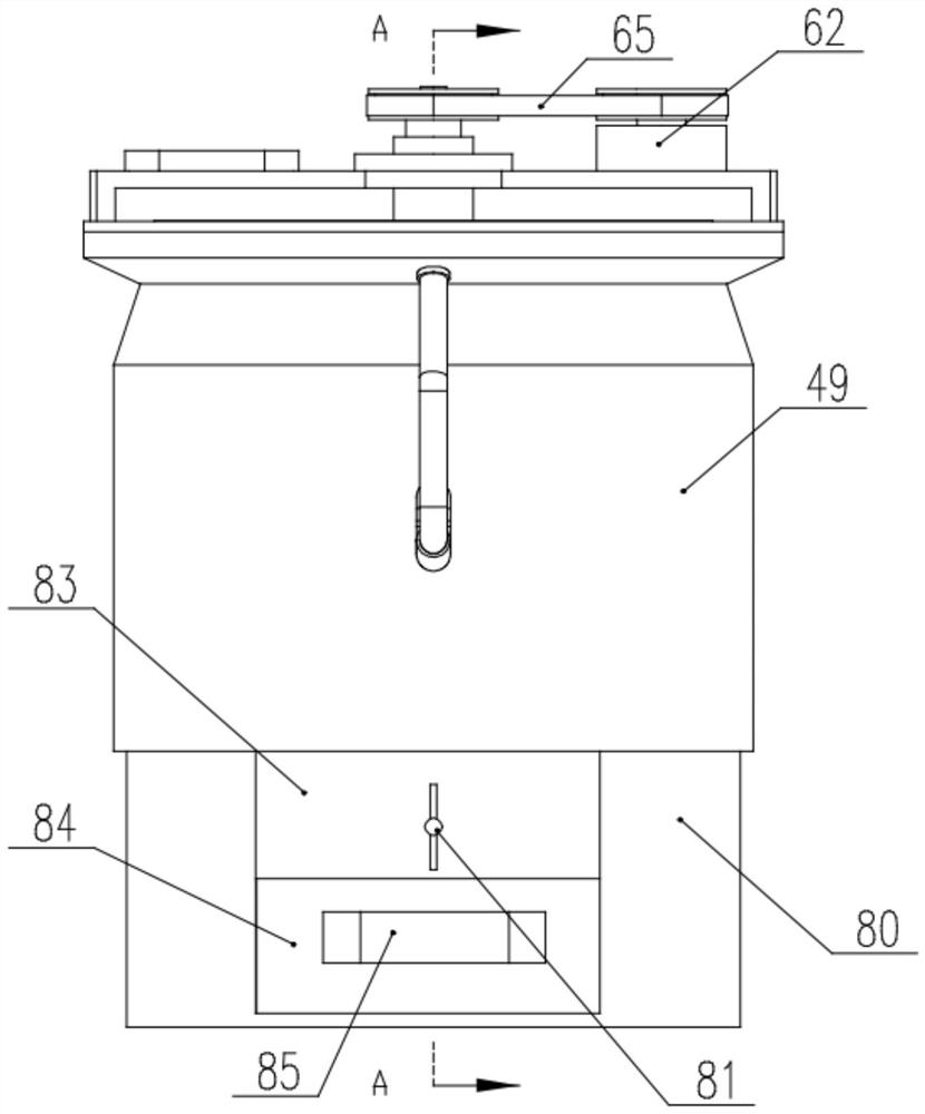 Cement caking waste grinding device and using method thereof