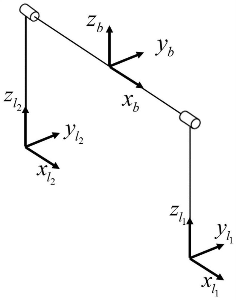 Acrobot model-based diagonal support static balance control method for quadruped robot