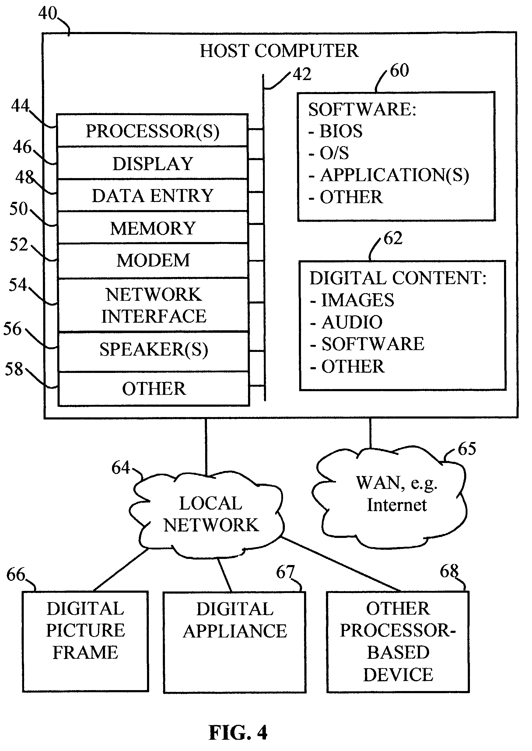 User interface to facilitate exchanging files among processor-based devices