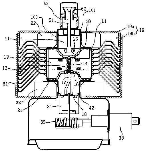 Antenna fixing structure of magnetron for microwave oven