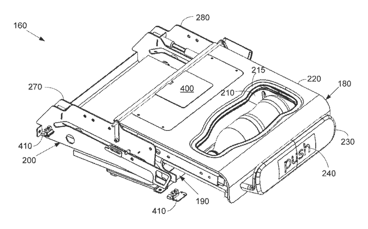 Intake mechanism for a merchandiser