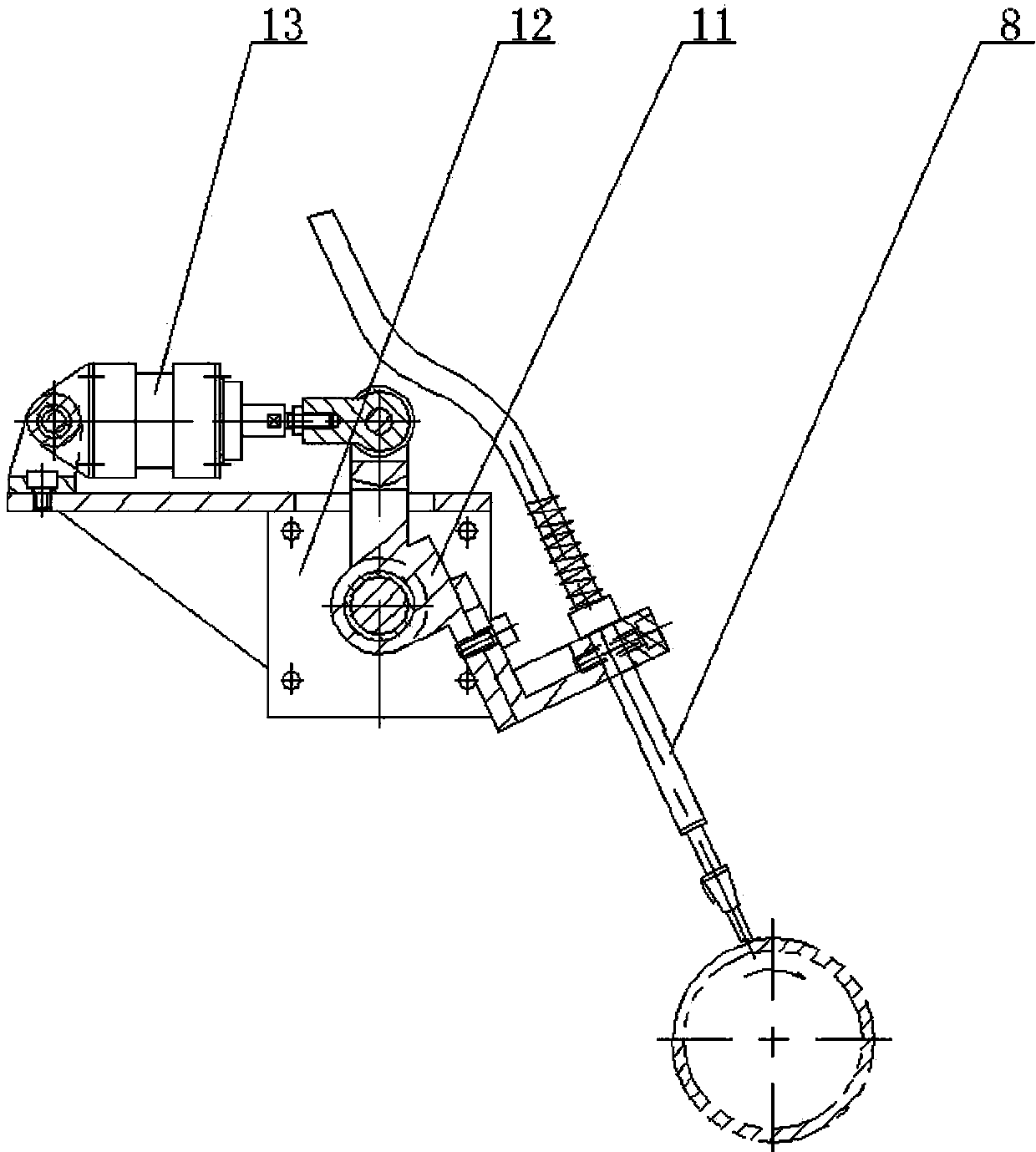 90-degree elbow and flange butt welding semi-automatic equipment