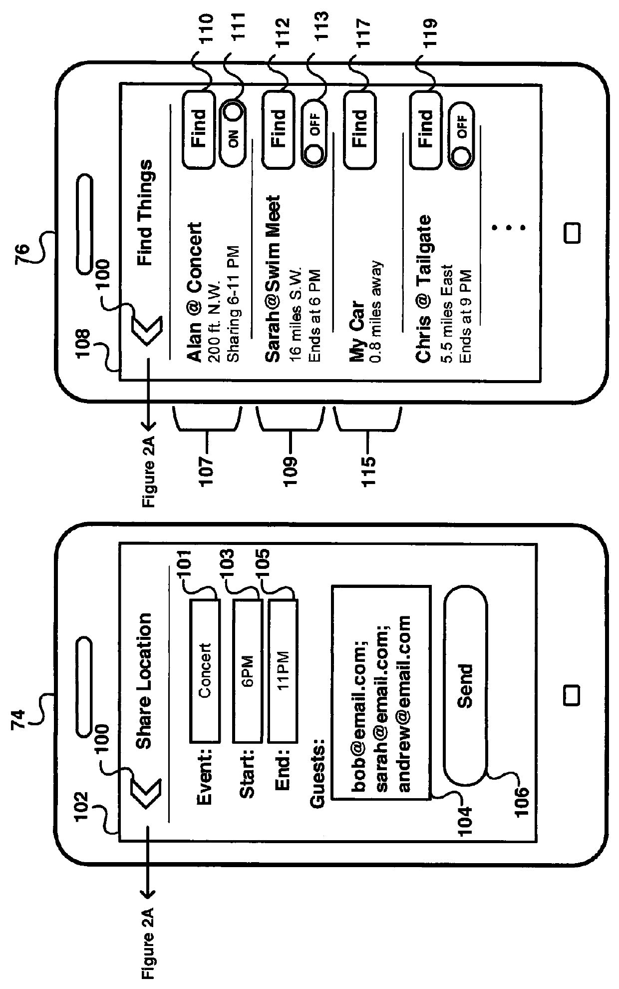 Methods and systems for locating persons and places with mobile devices