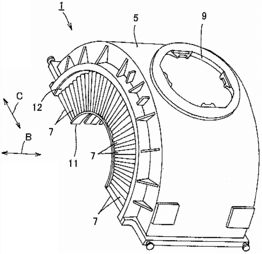 Steam turbine stator blade and steam turbine