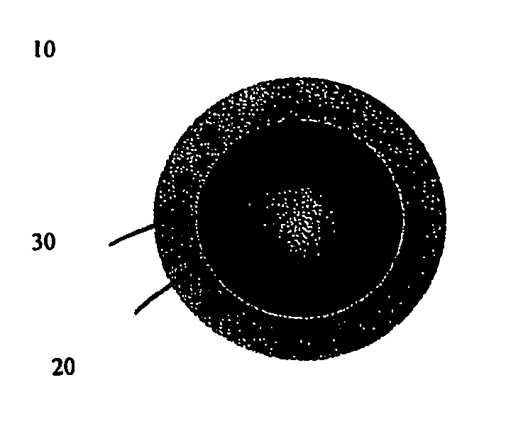 Hydrogen storage material based on platelets and/or a multilayered core/shell structure