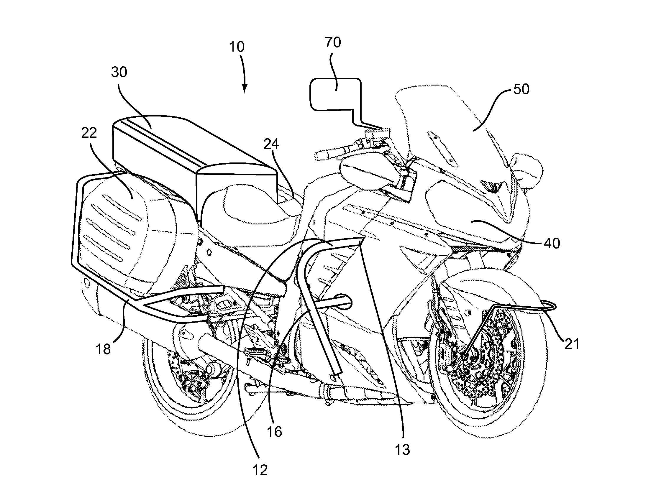 Police motorcycle kit