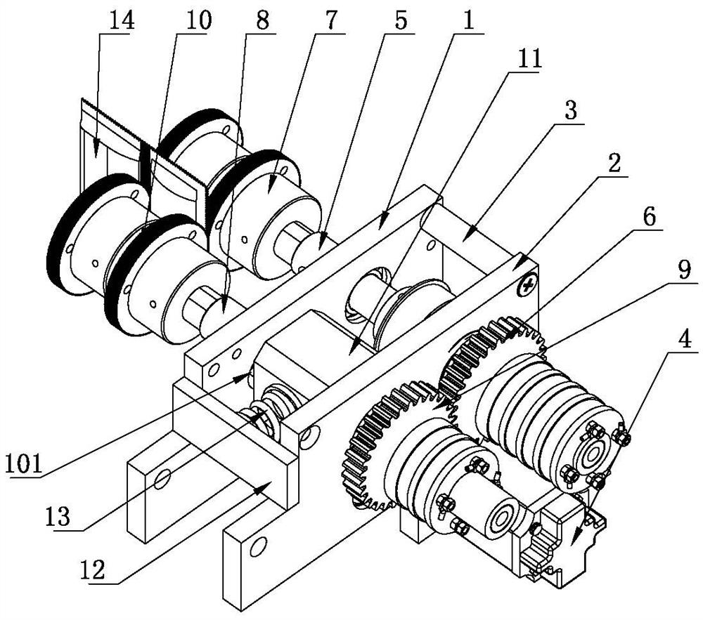 Longitudinal sealing device of filling system