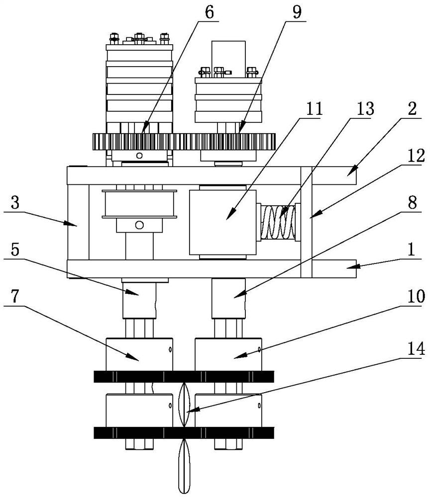 Longitudinal sealing device of filling system