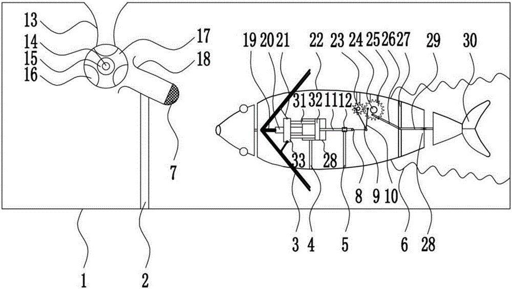 Freely moving biomimetic fish