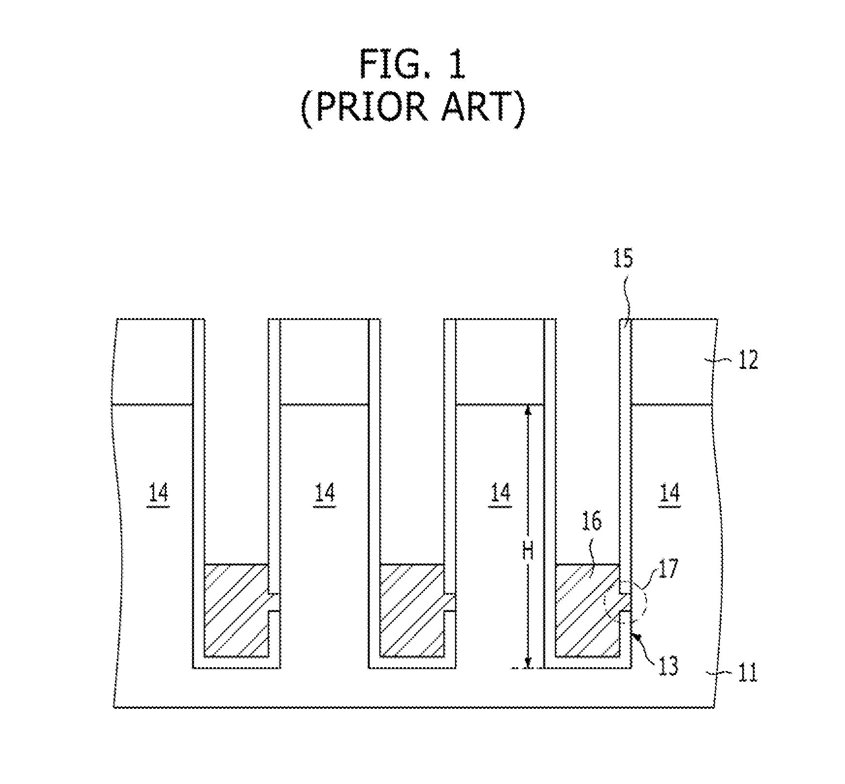 Semiconductor device having buried bit lines and method for fabricating the same