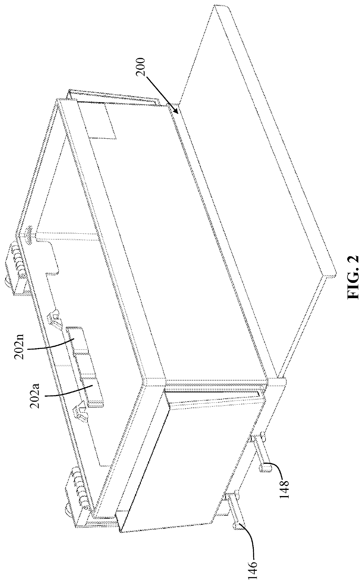 Baby accessory storage assembly