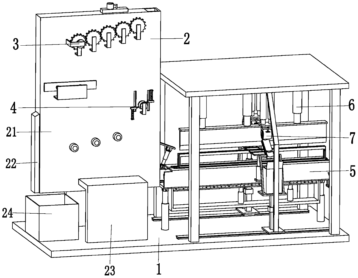 A kind of Chinese herbal medicine preparation machine