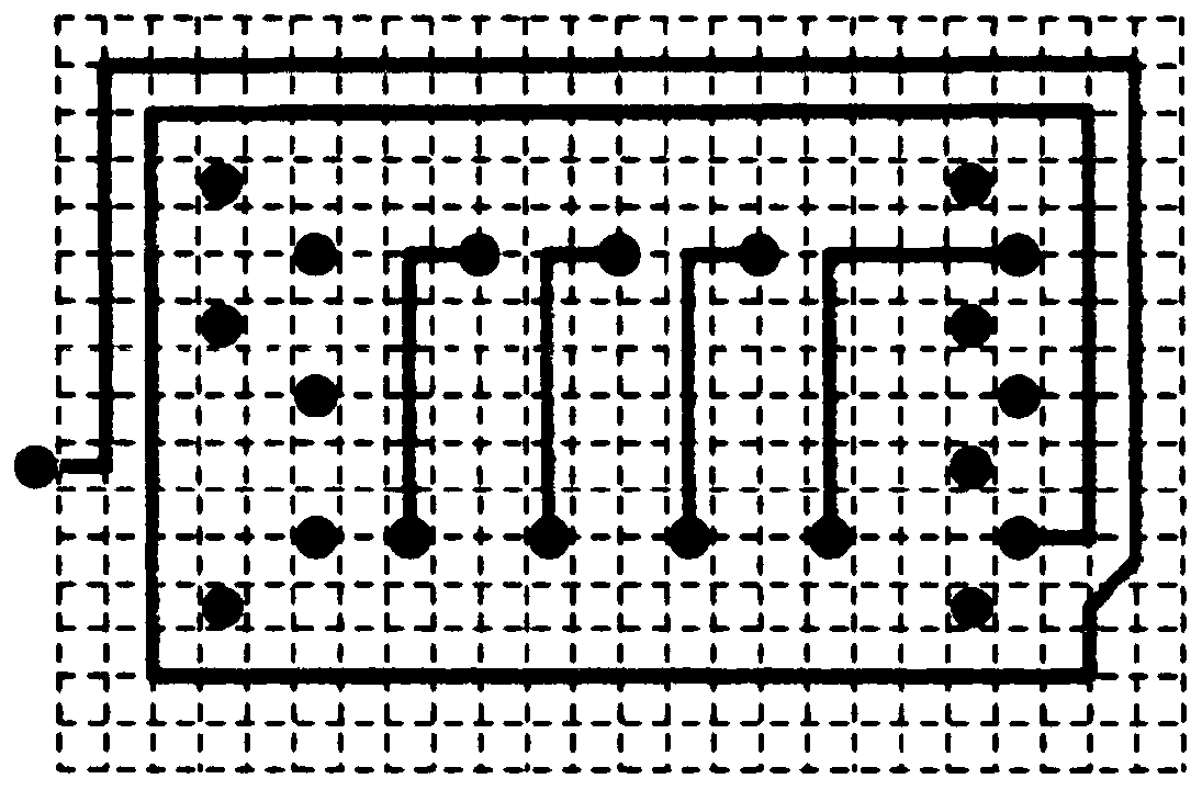 Multi-layer PCB structure three-dimensional magnetic field coil