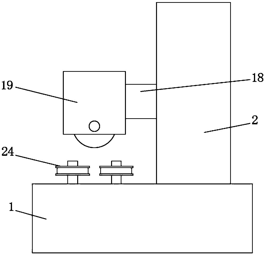 Cutting device for production and processing of brush pen holder