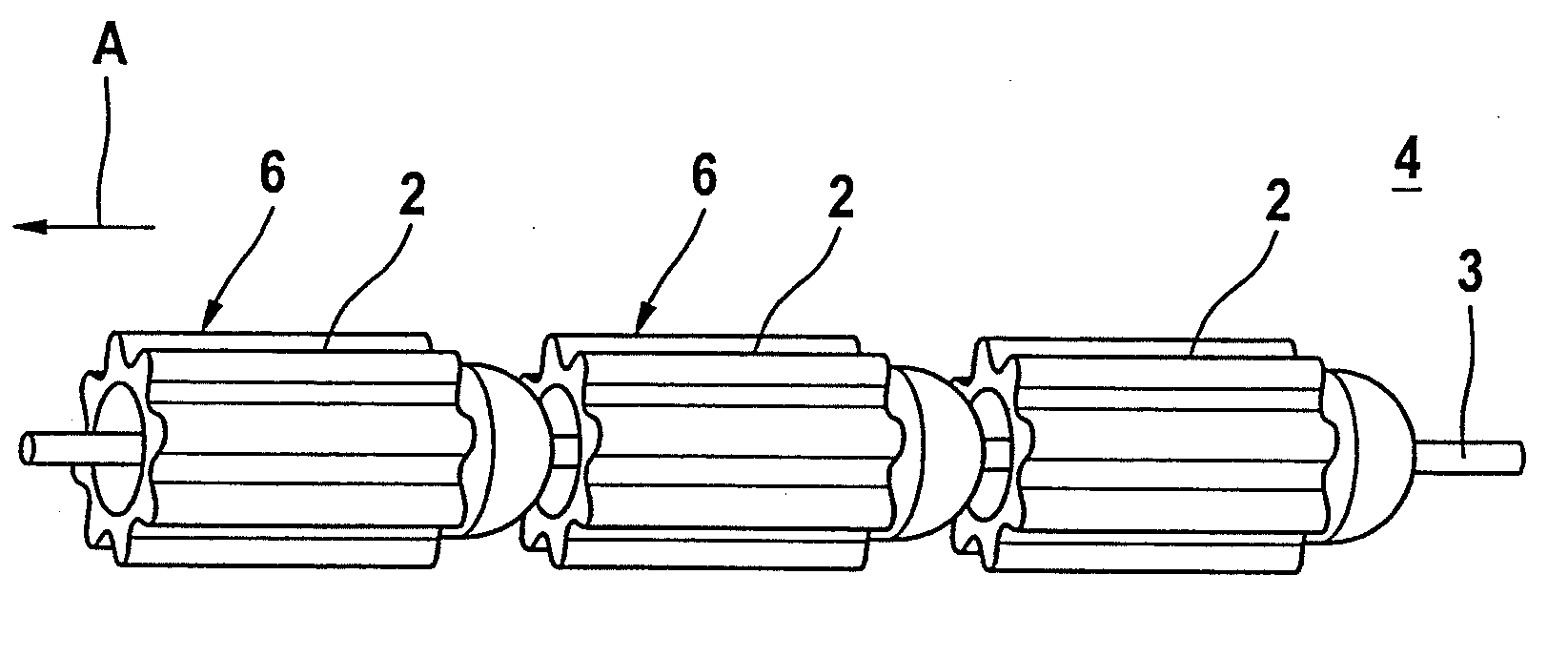 Material depot for releasing an antibacterial active agent