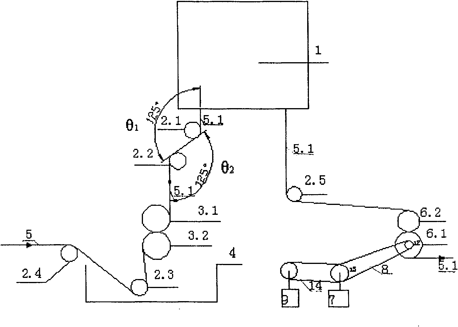 Mesh anti-blocking method for glass fiber net cloth for reinforcing sand wheel during preimmersion