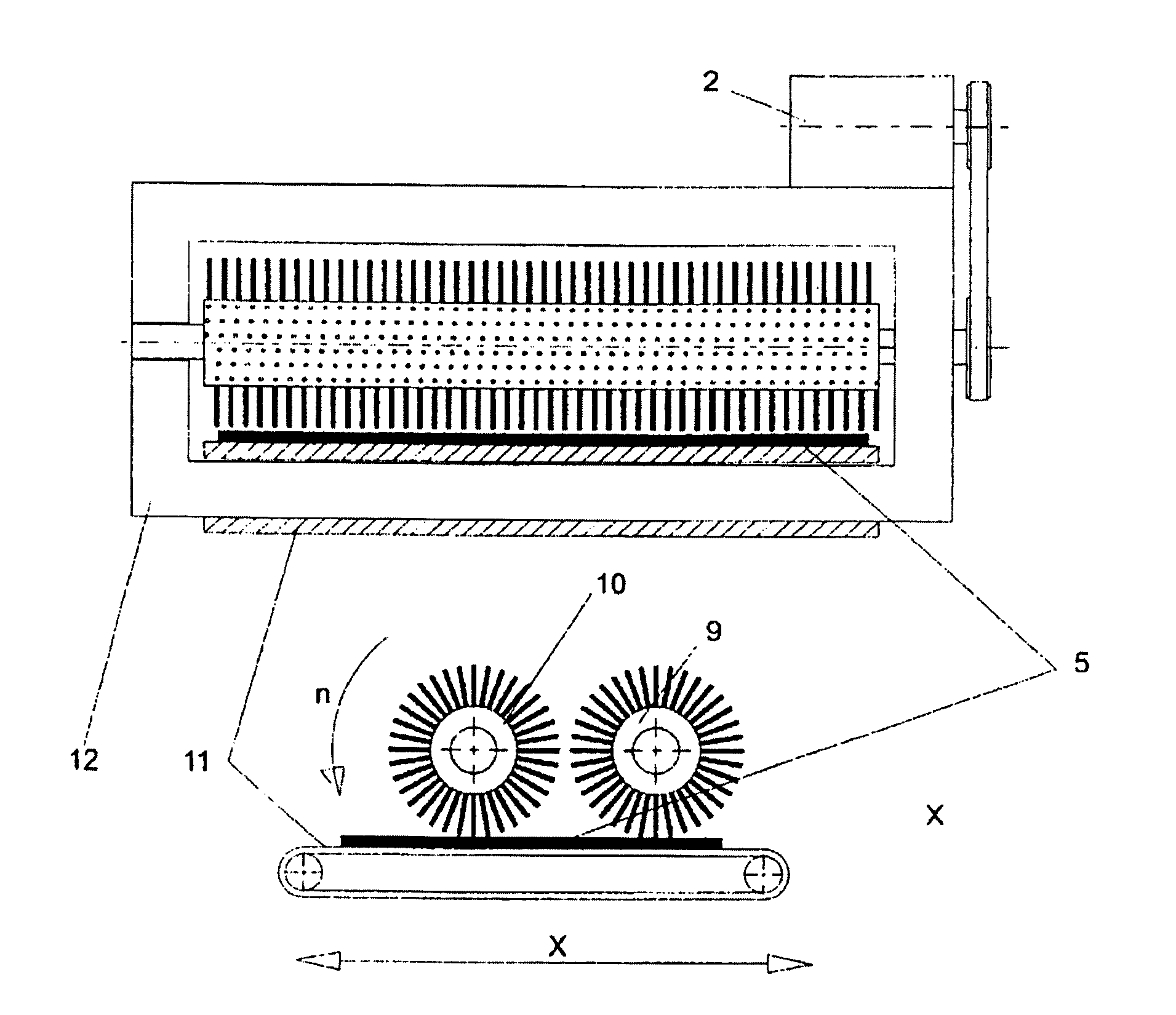 Method of Modifying Flat Glass Surface and Apparatus for Carrying Out the Method
