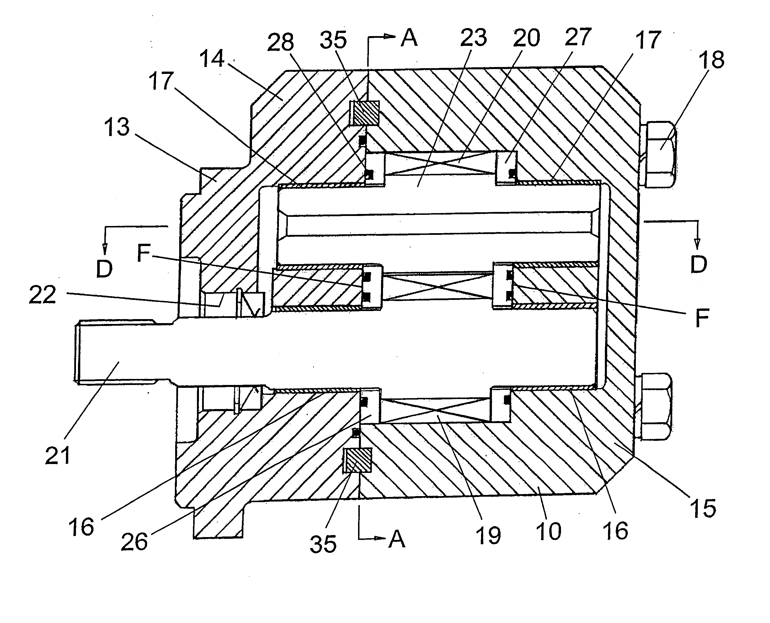 Rotary positive displacement hydraulic machines