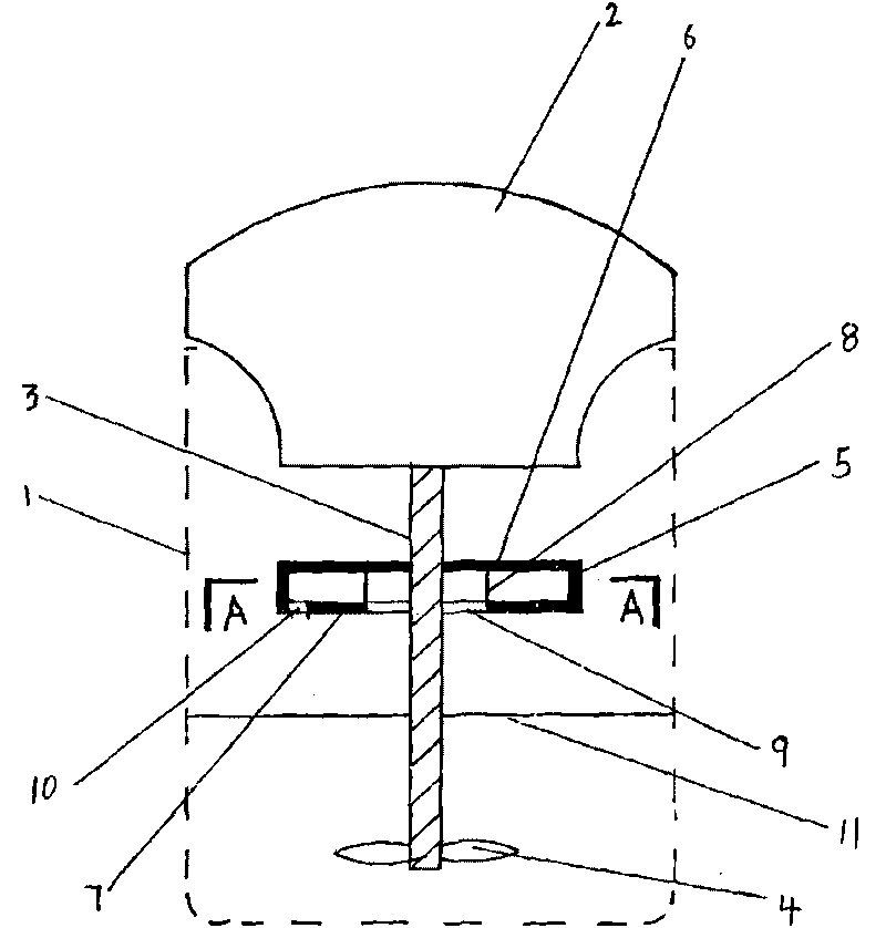 Food processor with rotary type defoaming device