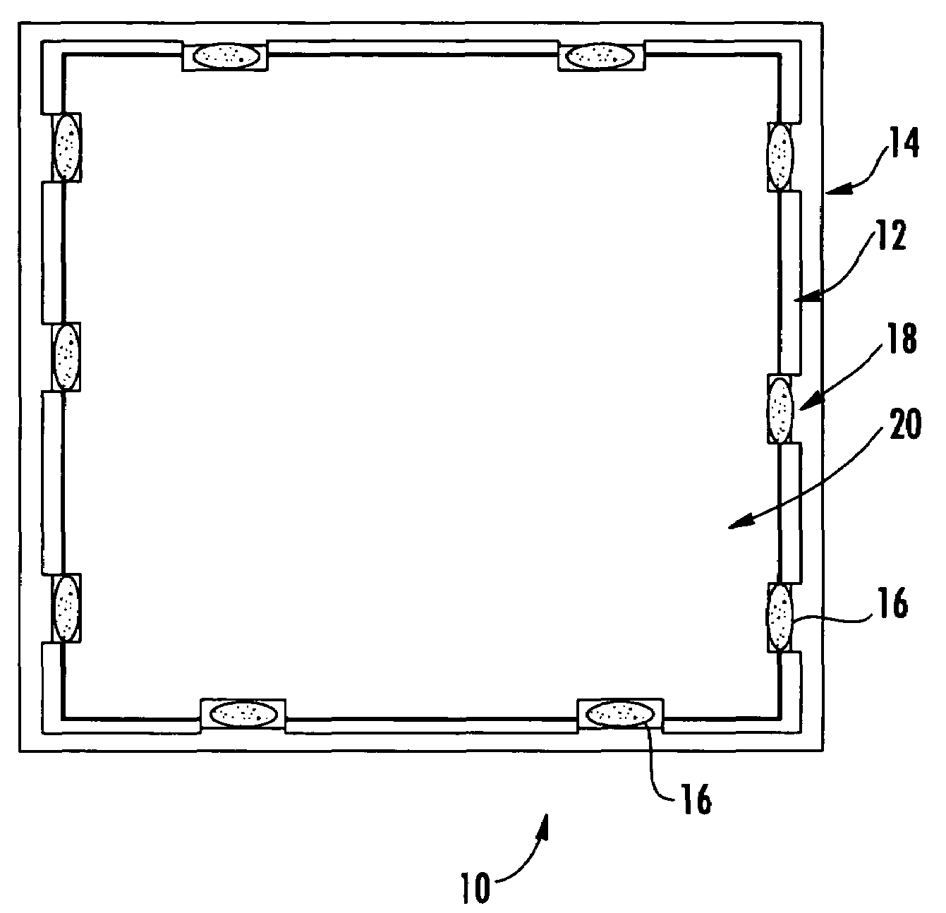 X-ray detector panel methods and apparatus