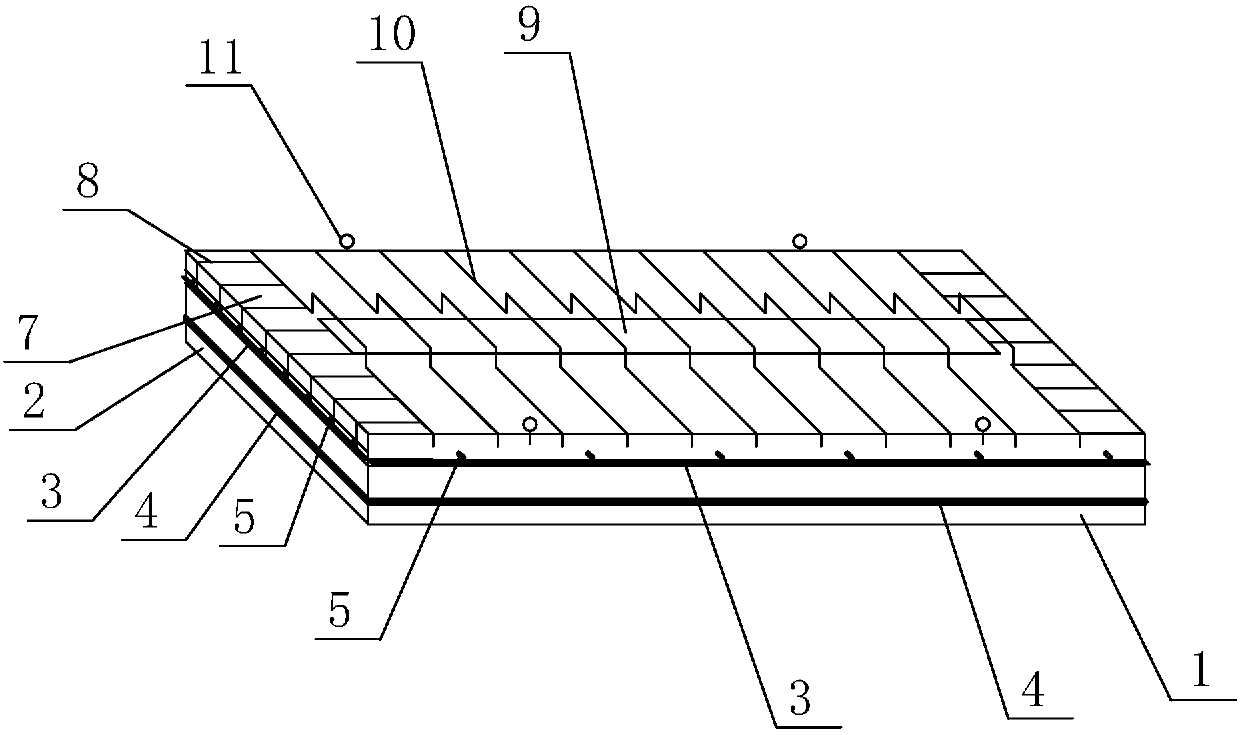 Integral type blasting operation safety protective cover and manufacturing method thereof