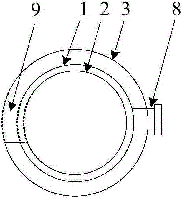 Simulation test device for bundled conductor corona discharge in laboratory