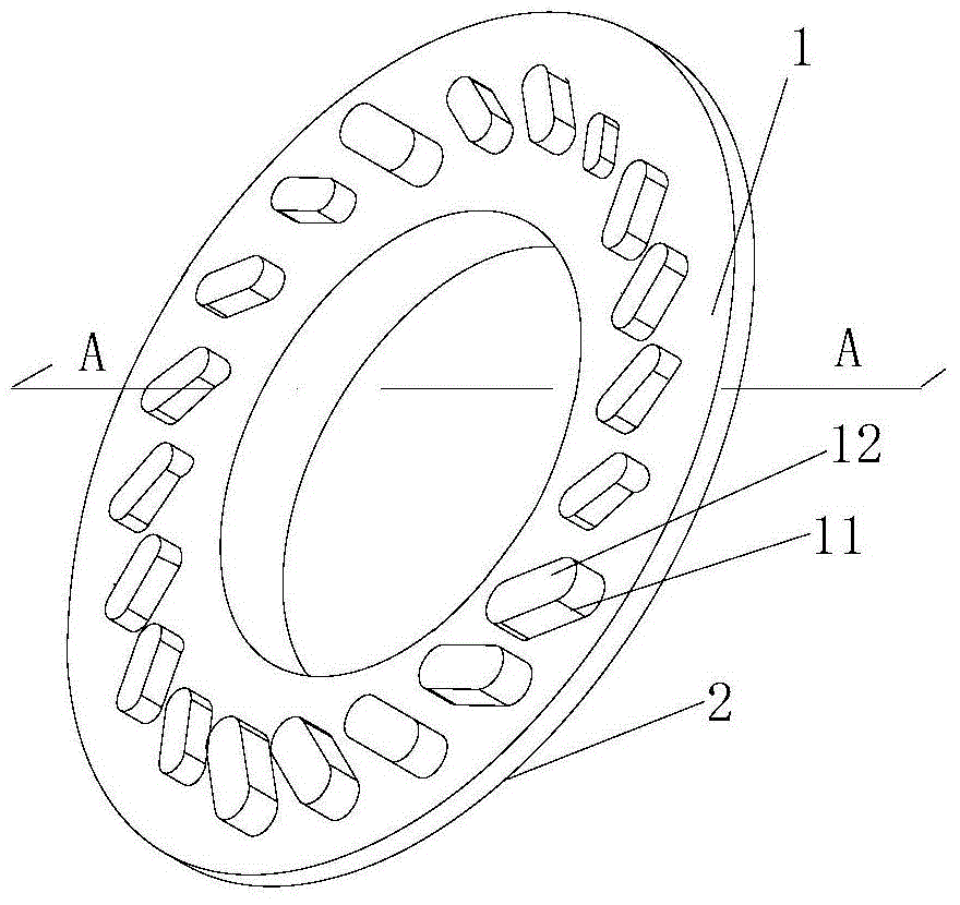 Wheel-like braking disc production method and wheel-like braking disc produced by using wheel-like braking disc production method