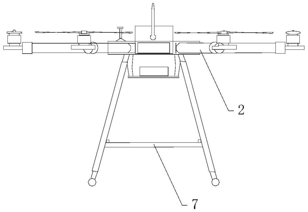 Unmanned aerial vehicle swarm air matrix seedling sowing system based on Beidou precise navigation and control method thereof