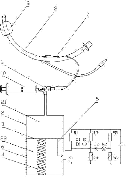 Continuous air bag pressure monitoring alarm