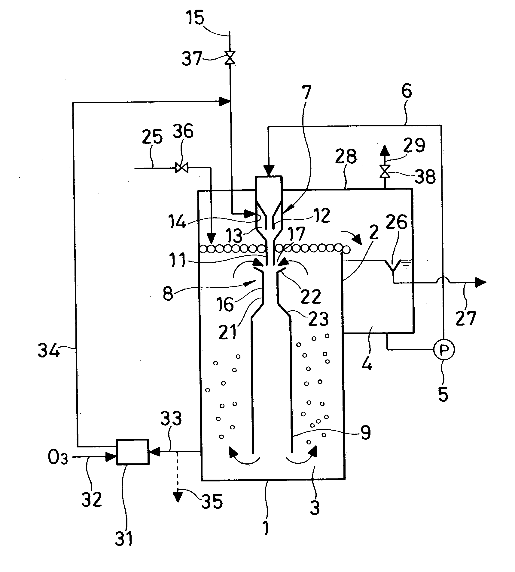 Apparatus and process for aerobic digestion of organic sludge