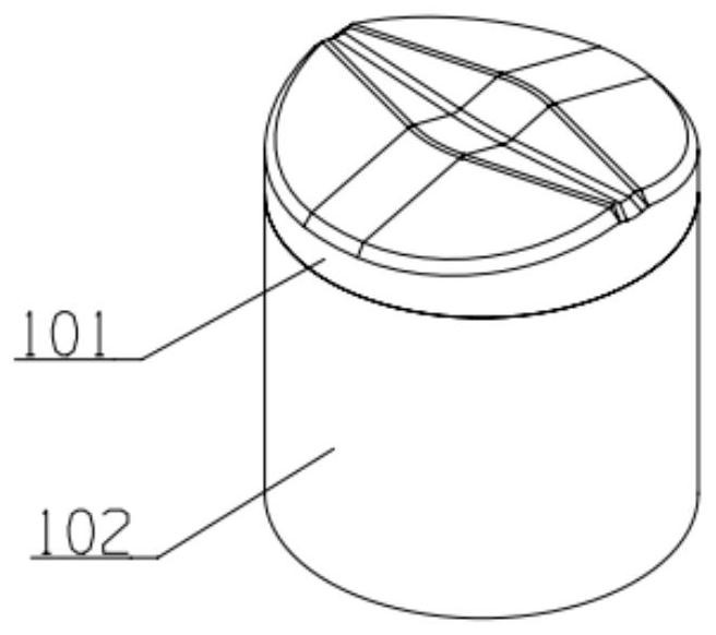 A multi-ridge diamond composite sheet