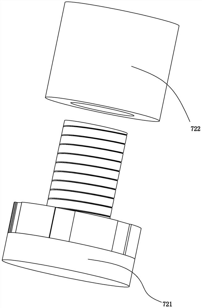 Expanding device of full complement bearing rolling body filling port with ball filling notch