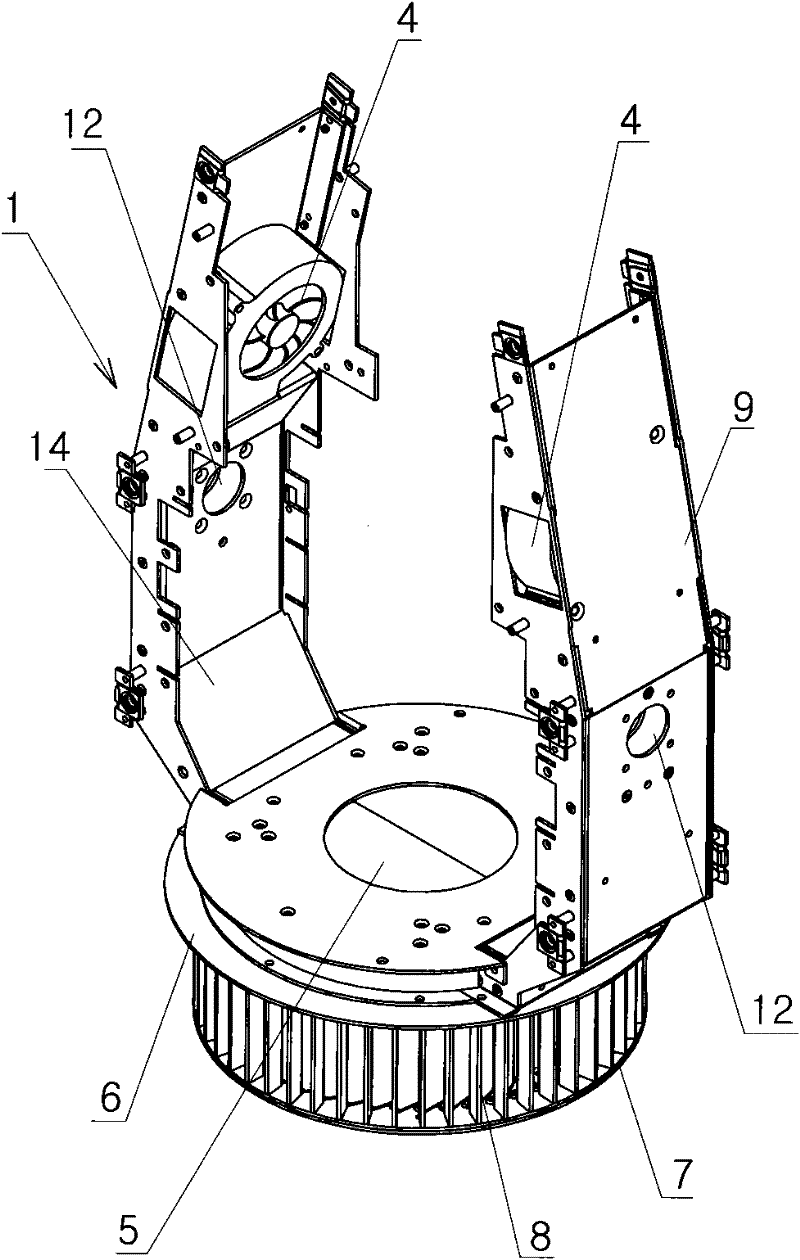 Lamp radiator structure