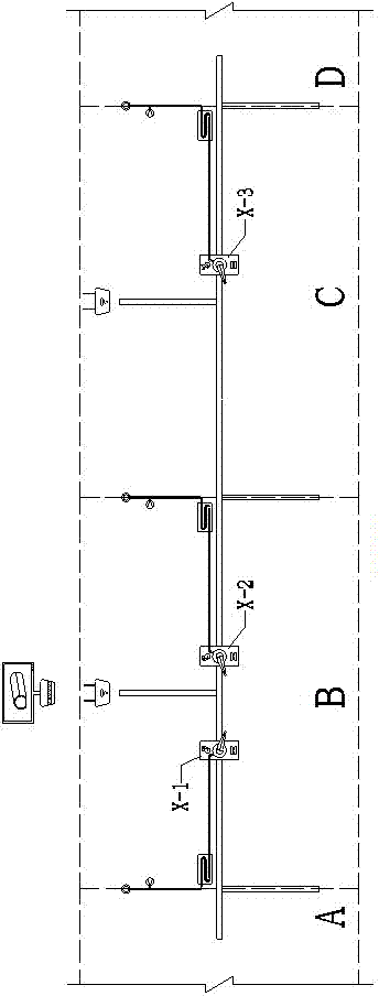 Device based on BIM technology and method for tunnel mobile type partition intelligent firefighting