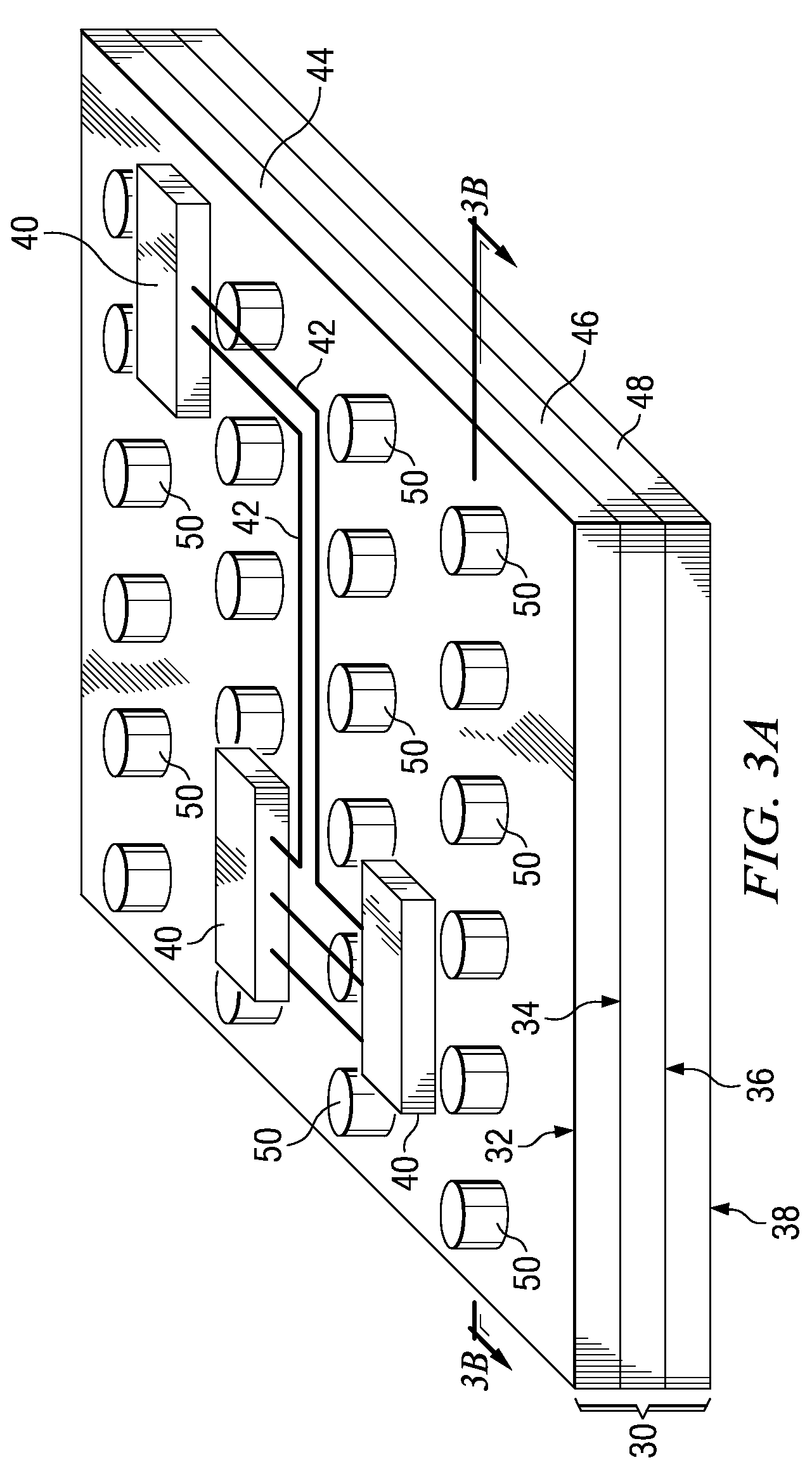 Capacitors with insulating layer having embedded dielectric rods