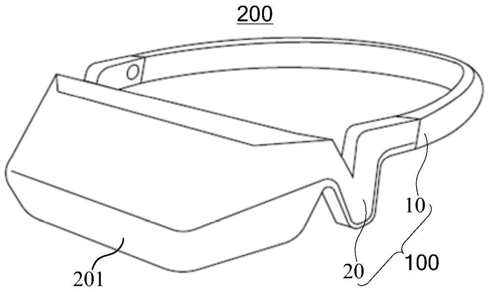 Wearable equipment and wearing piece thereof